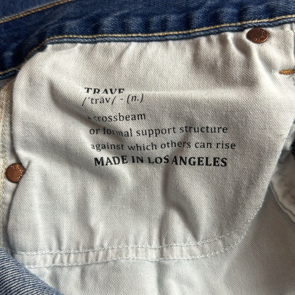TRAVE Denim - Size 12, Gently Worn - Vivienne Crop Straight, Borrowed Time Wash - Picture 8 of 10